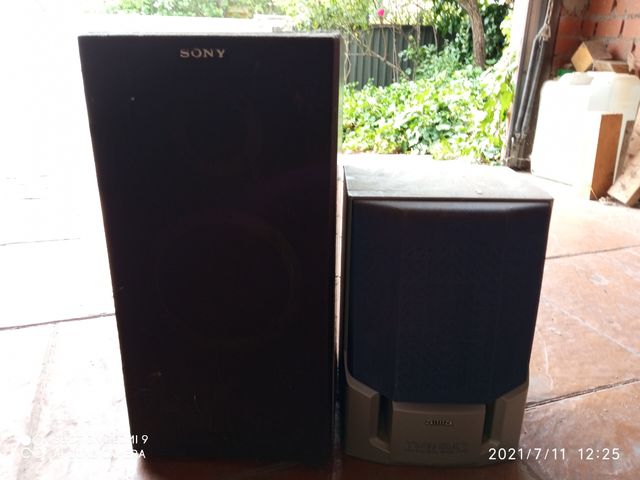 Altavoces aiwa y Sony , LEER!!!