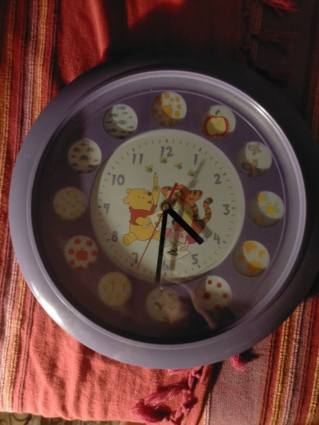 reloj de pared Winnie Pooh