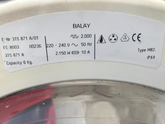 Lavadora Balay FD8003 (Recambios)