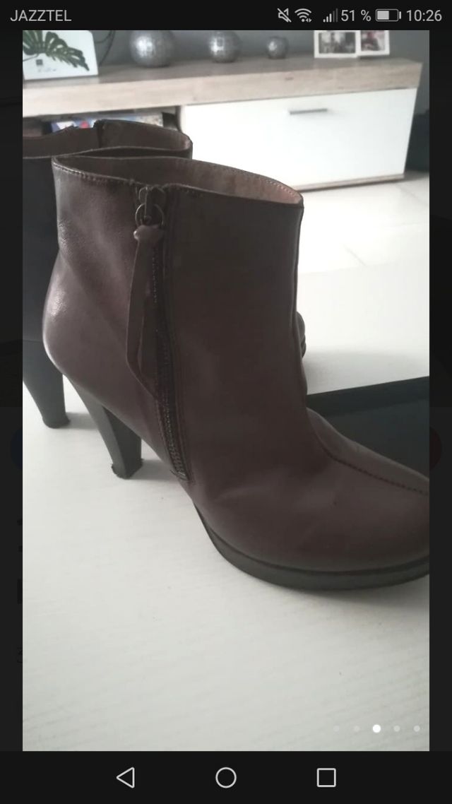 botin bota piel piel España 37