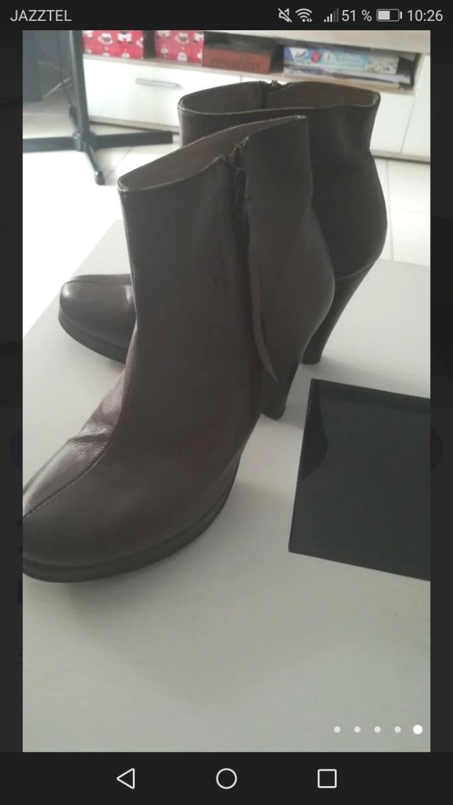 botin bota piel piel España 37