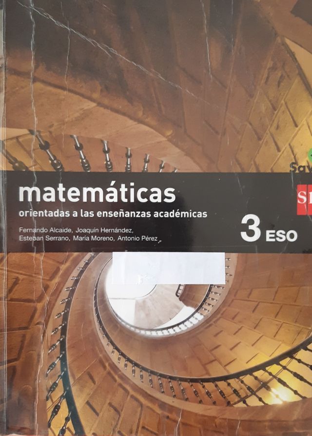 Matemáticas 3 ESO