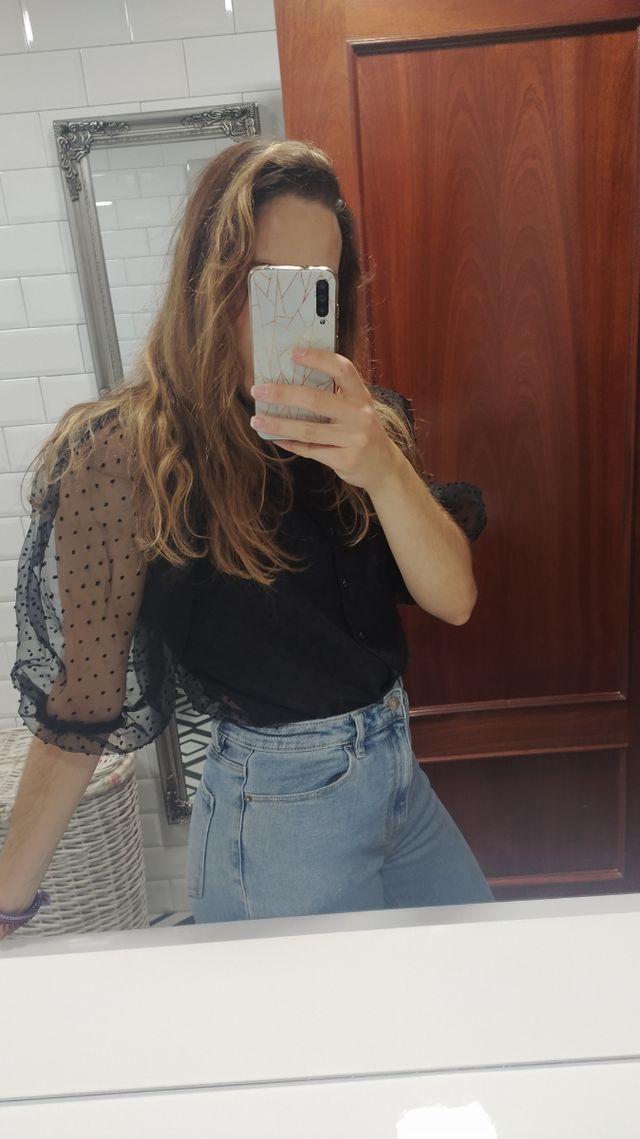 Camisa transparente L