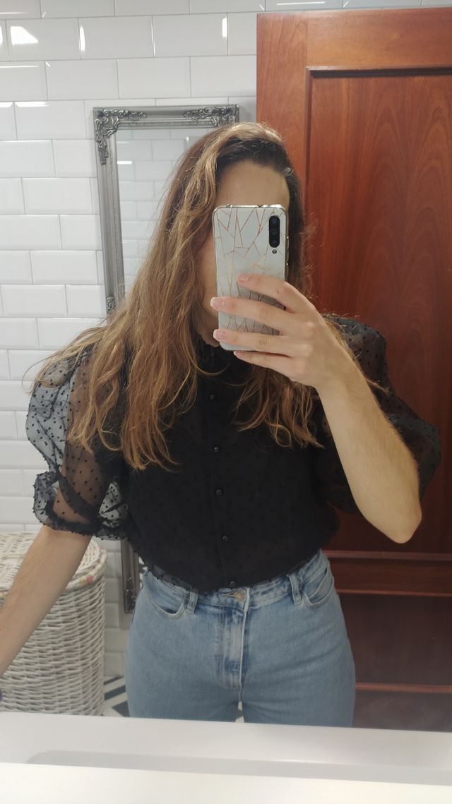 Camisa transparente L