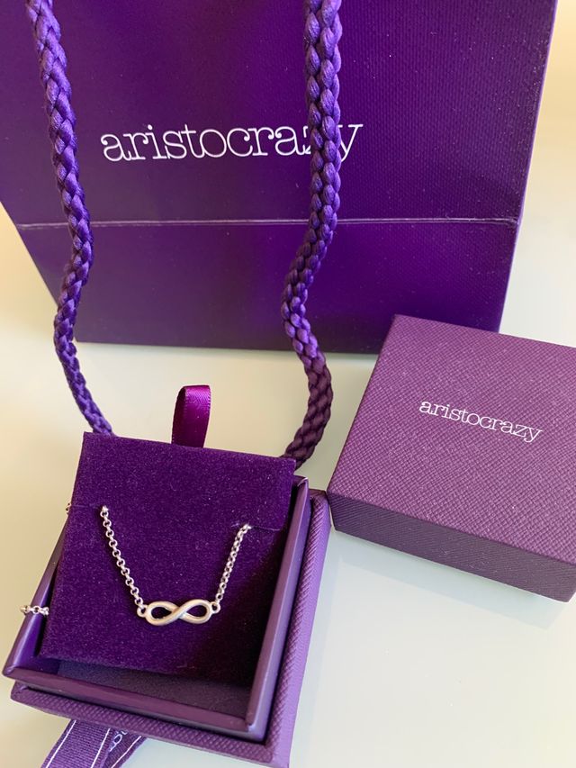 Colgante de plata del infinito de Aristocrazy 