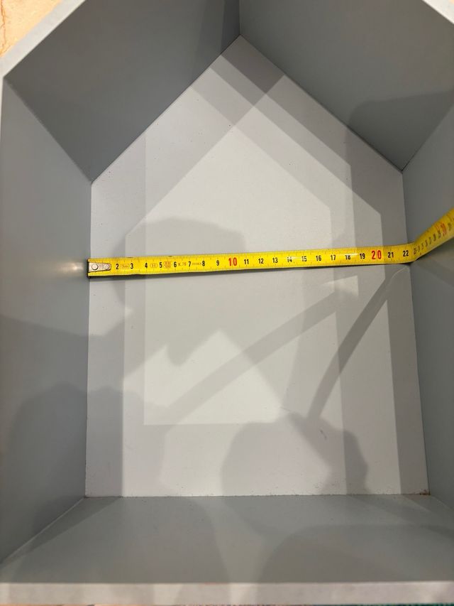 Estanterías tipo casitas