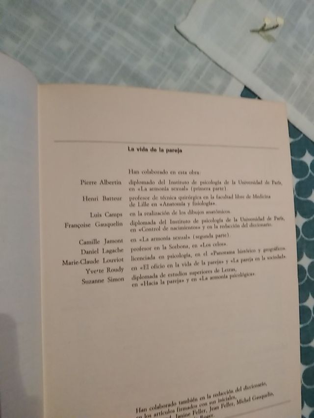 "La vida en pareja" (1972). 