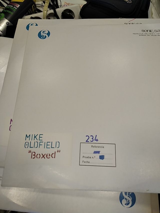 Mike Oldfield boxed disco test pressing 4 LP