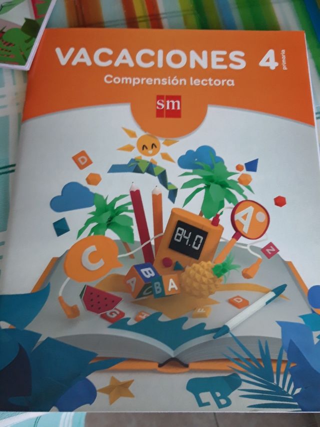 vacaciones 4 comprensión lectora SM