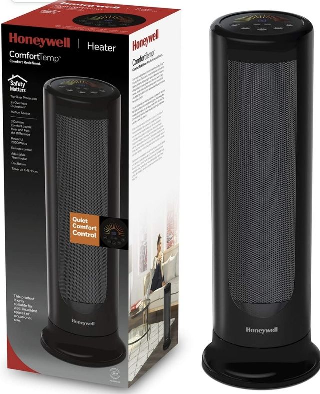 Honeywell HCE646BE2 Calefactor cerámico