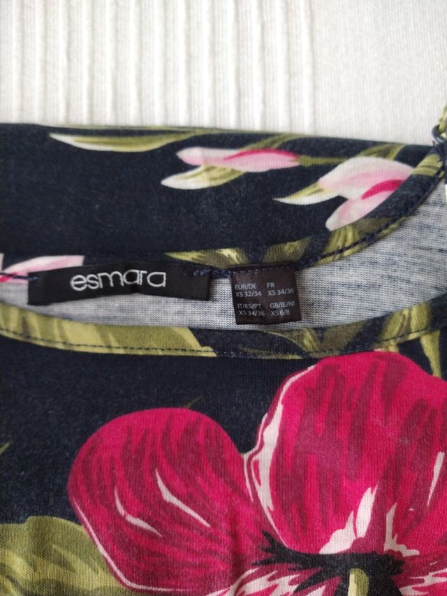 vestido largo estampado