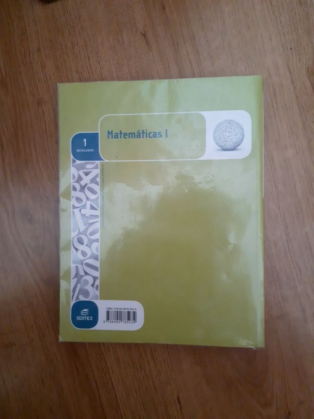 libro matemáticas 1° bachillerato