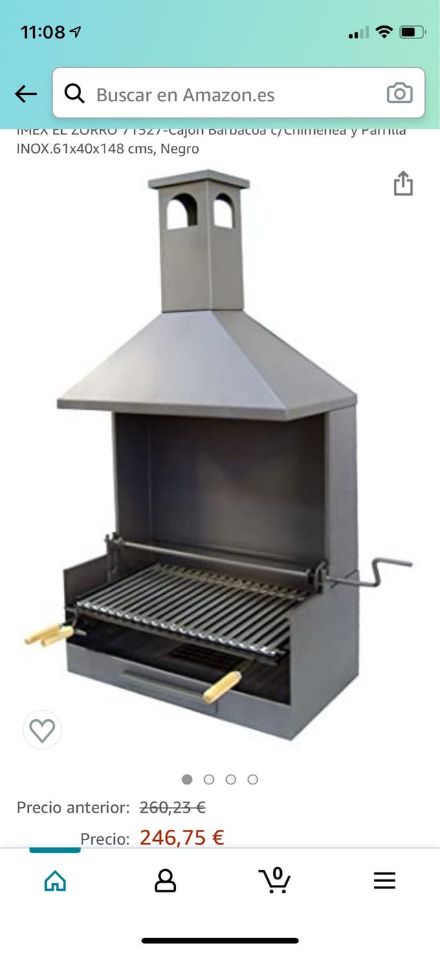 Barbacoa argentina con chimenea de segunda mano por 199 € en Madrid en