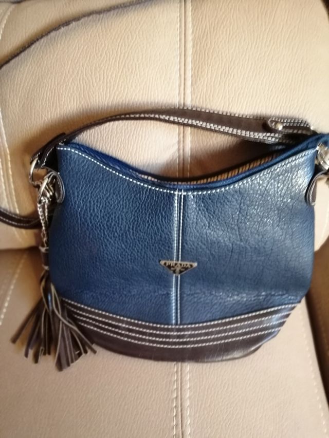 bolso azul