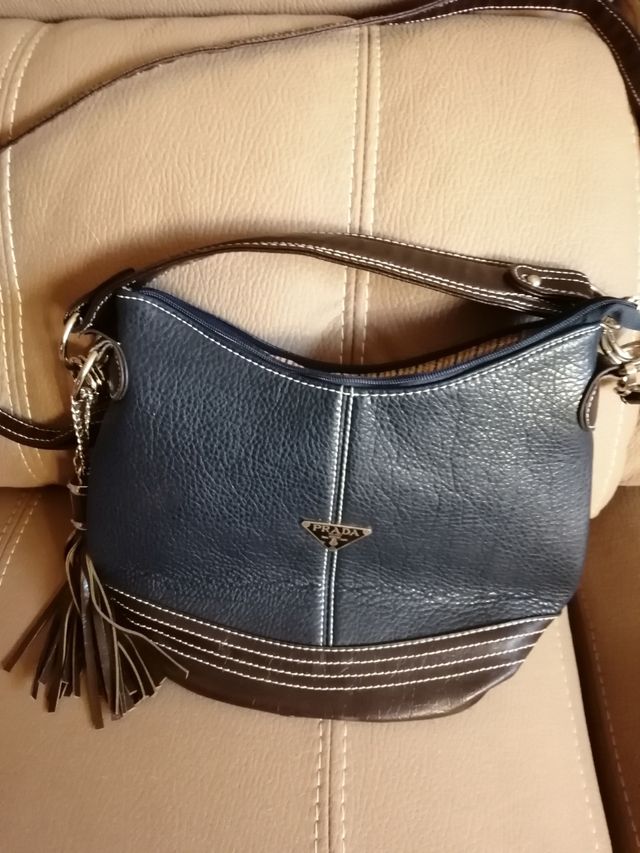 bolso azul