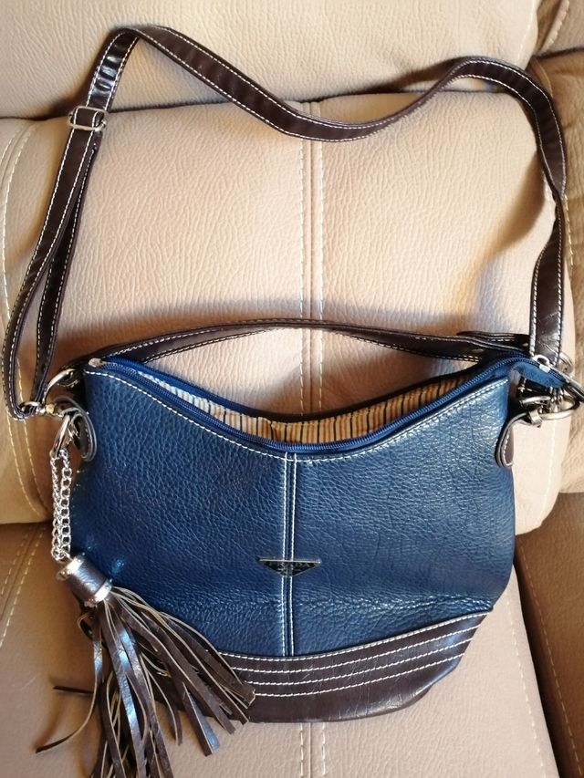 bolso azul