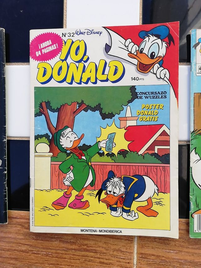 Lote Walt Disney: Mickey, Yo, Donald, Pato Donald.