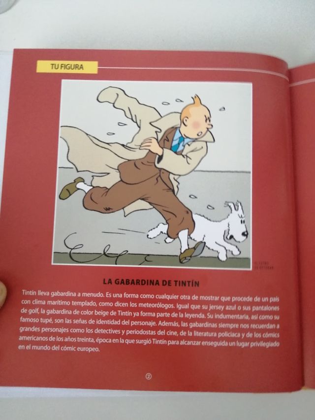 Tintín con gabardina, Figuras de Tintín