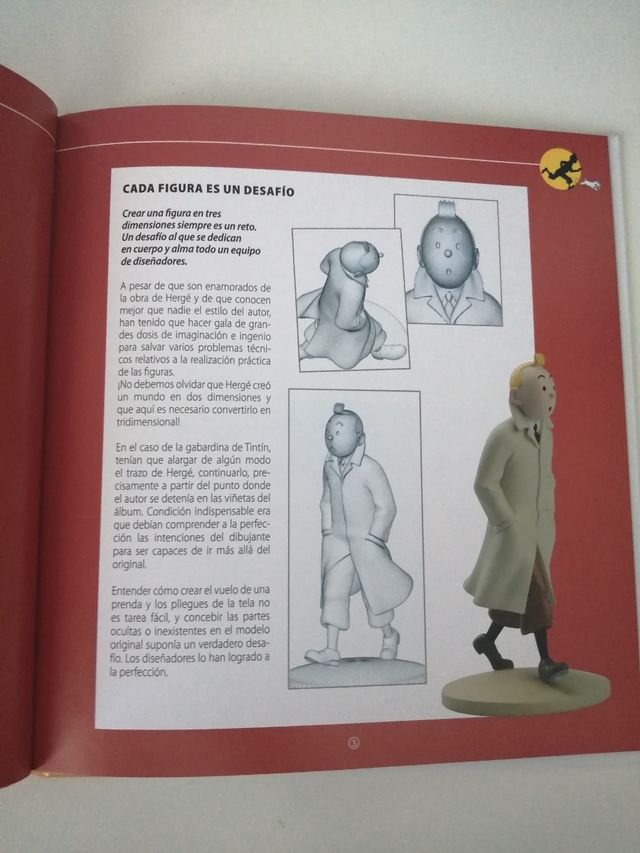 Tintín con gabardina, Figuras de Tintín
