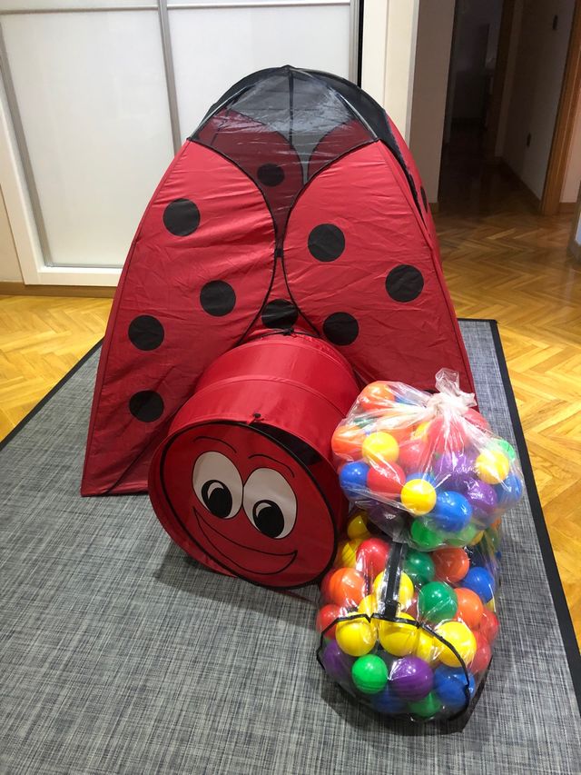 Casa mariquita de bolas