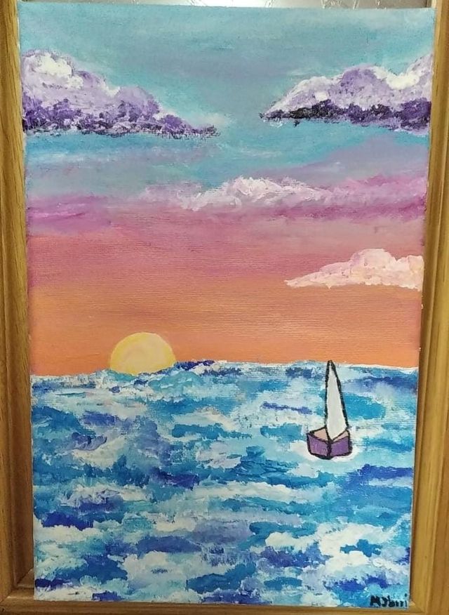 Cuadro pintado a mano