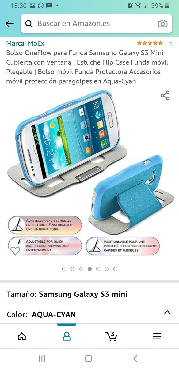 Funda de móvil Samsung S3 Mini