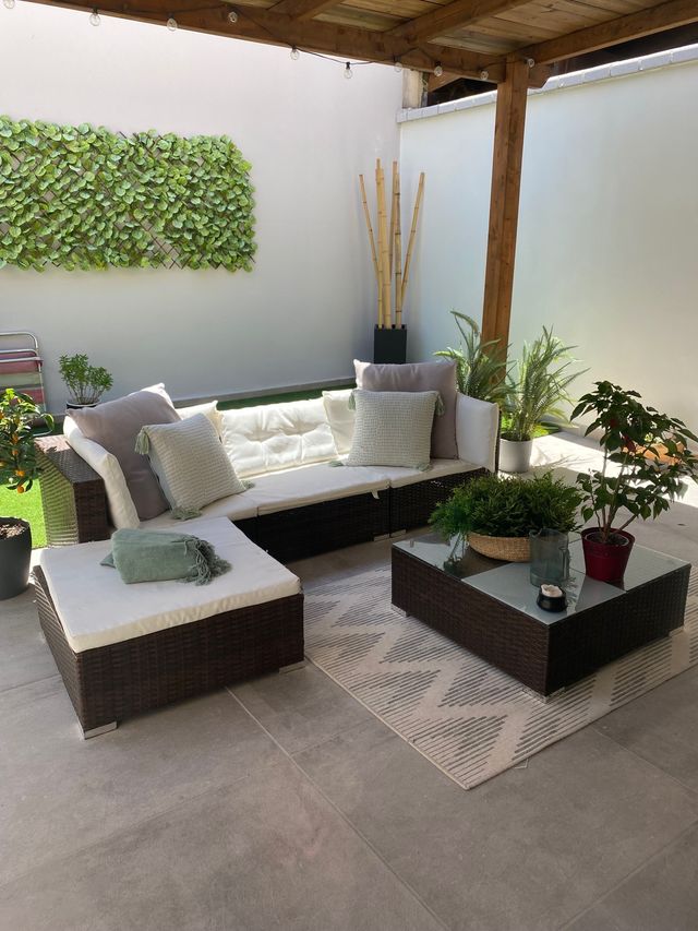 Set muebles de jardín 5 piezas de segunda mano por 375 EUR en Málaga en
