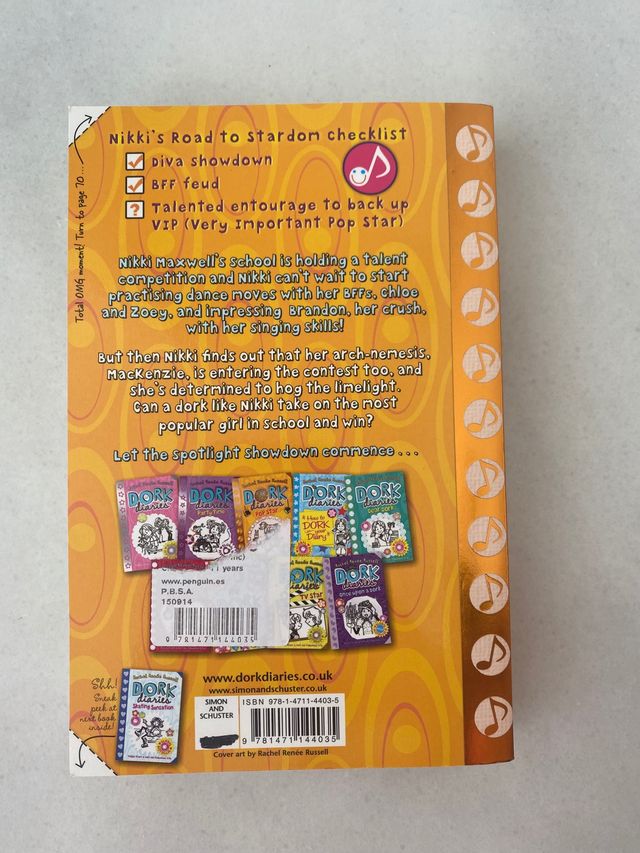 Dork Diaries 3 "Pop Star"