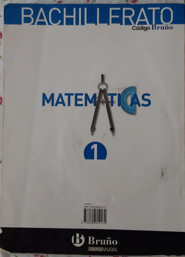 libro matematicas 1 bachller