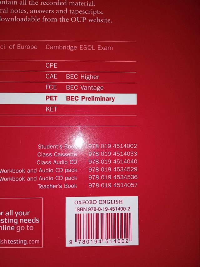 Pet Masterclass intermediate. Libro y cuadernillo. de segunda mano por