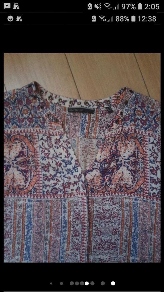 Blusa vintage + pantalón capri.