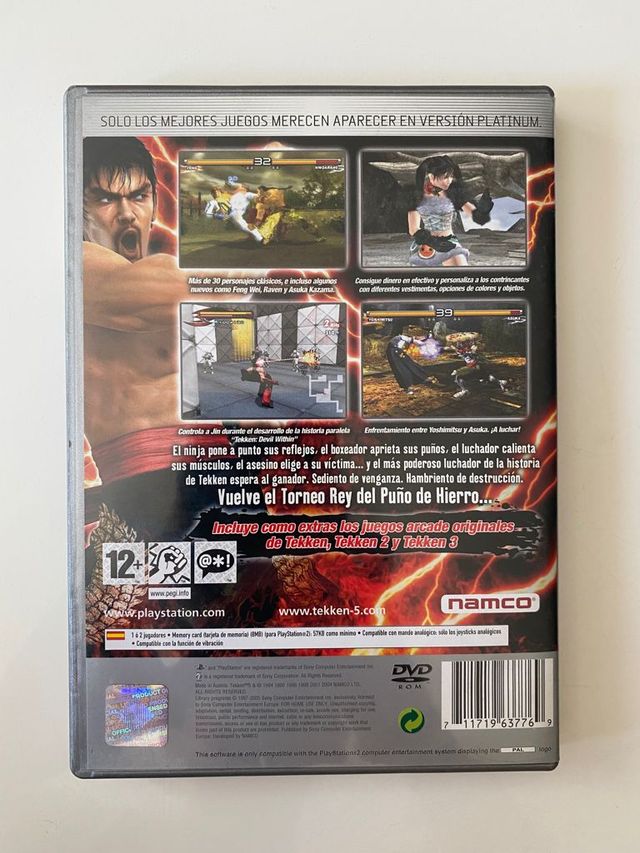 Tekken 5 Platinum PS2
