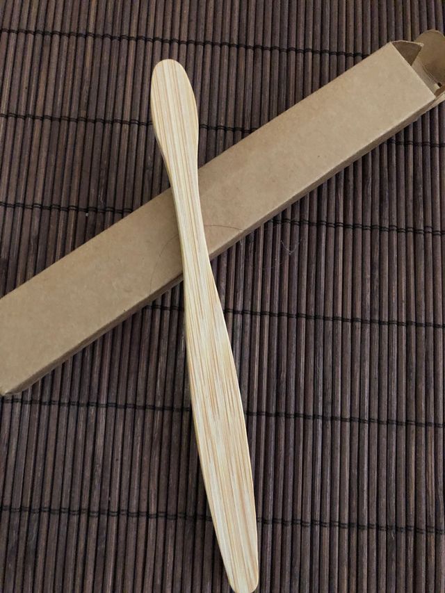 Cepillo de dientes infantil bambú. Azul