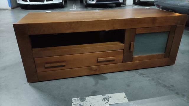 Mueble madera sala de segunda mano por 150 € en Irun en WALLAPOP