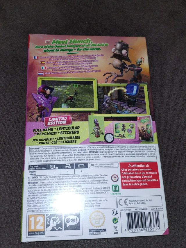 GIOCO PER NINTENDO SWITCH (sigillato) MUNCH'S ODDYSEE