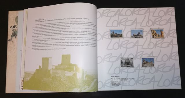 Libro annuale dei francobolli per Spagna e Andorra 2.012.-