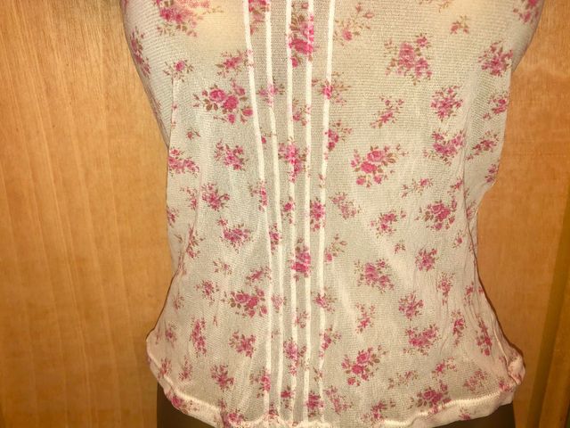 H&M camiseta top floral pastoral