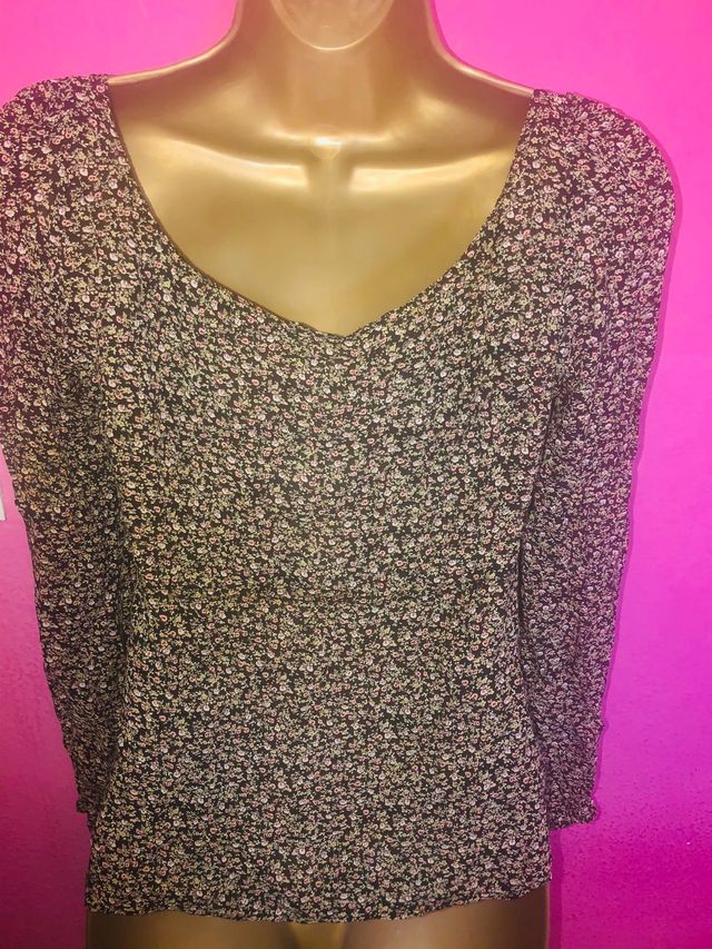 United colors of Benetton camiseta floral blusa
