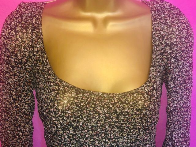 United colors of Benetton camiseta floral blusa