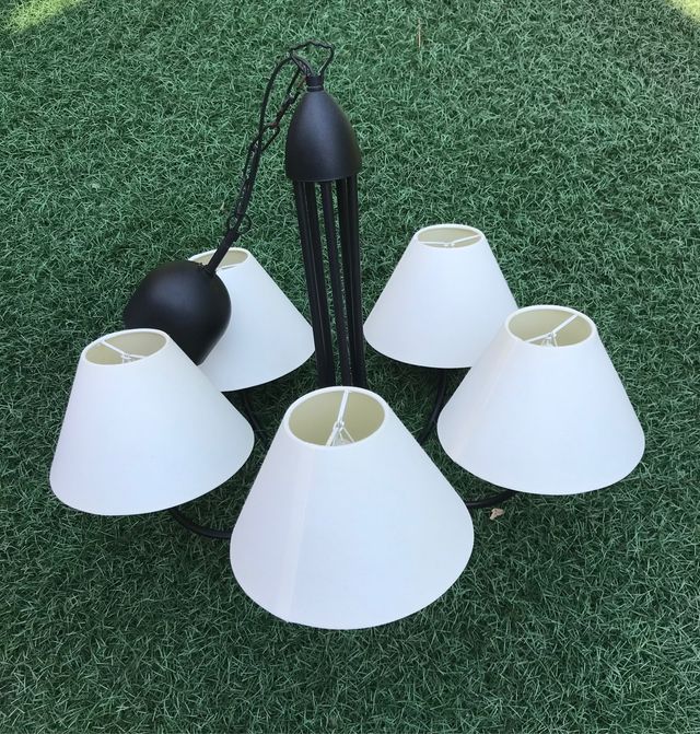 Lámpara cinco brazos