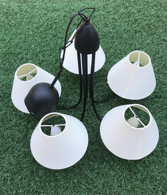 Lámpara cinco brazos