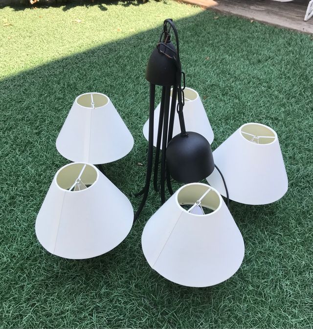 Lámpara cinco brazos