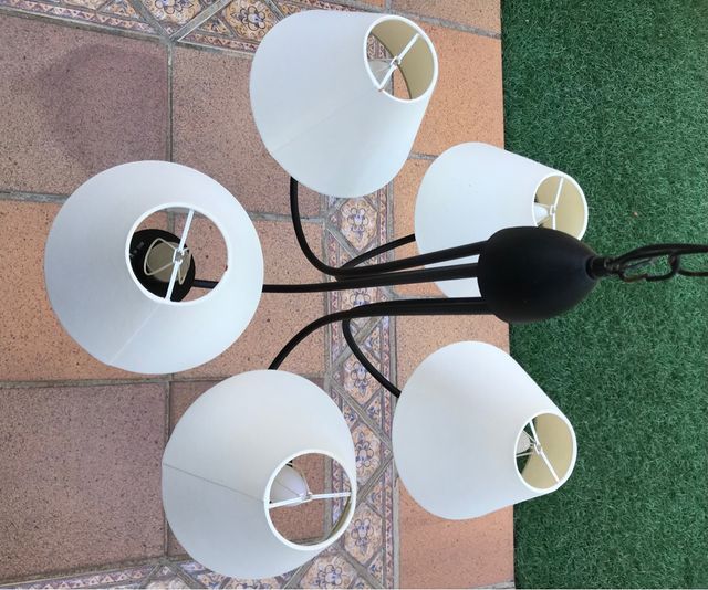 Lámpara cinco brazos