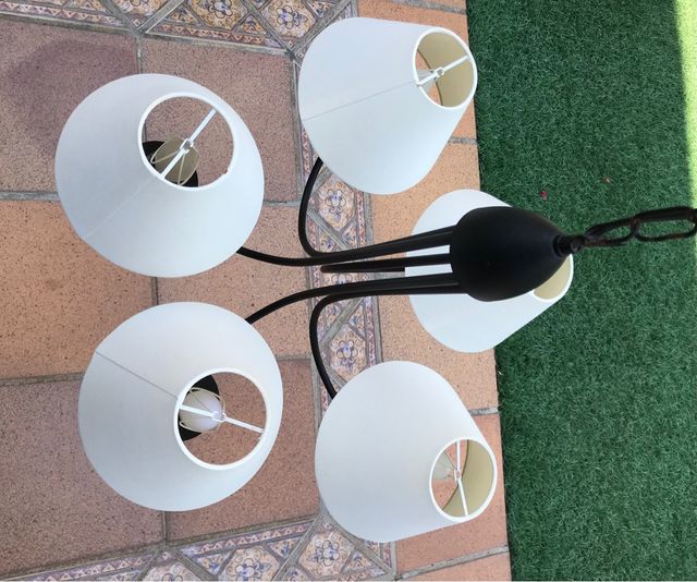 Lámpara cinco brazos