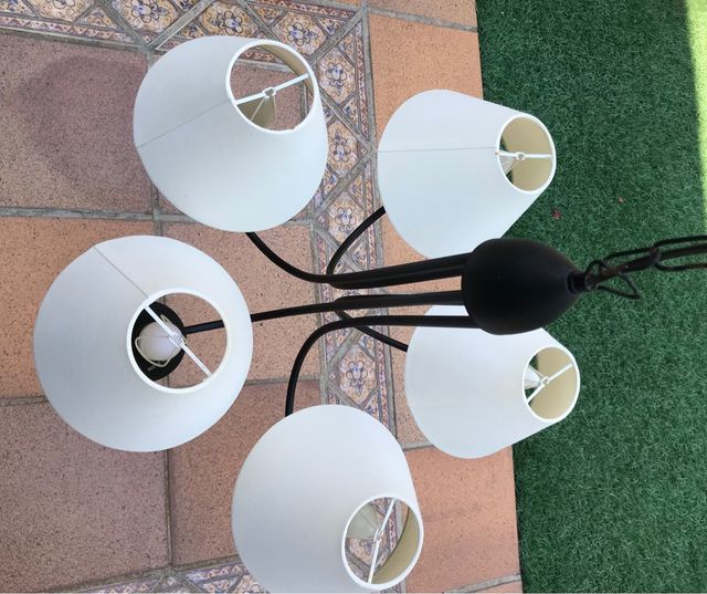 Lámpara cinco brazos