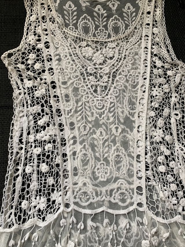 Vestido Encaje y crochet