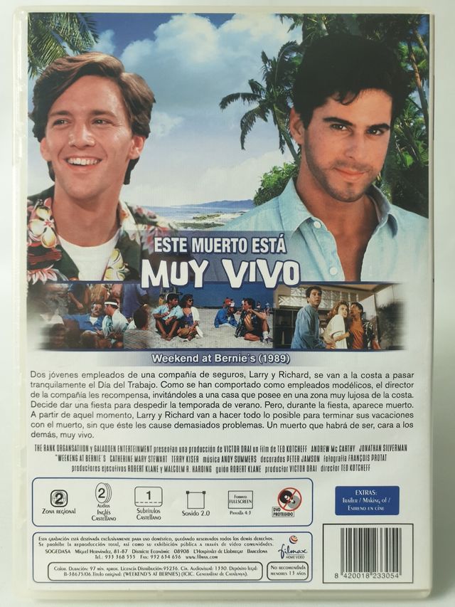 Este muerto está muy vivo (1989) 🎬🍿
