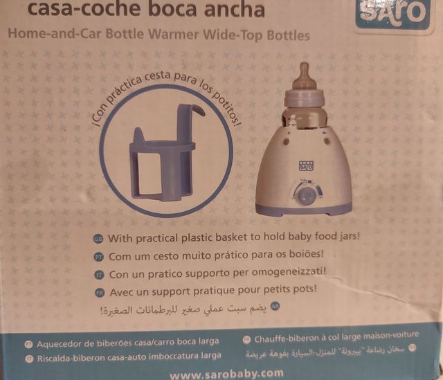 calienta biberones/potitos marca Saro