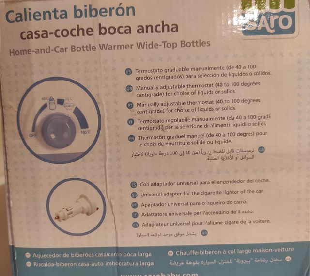 calienta biberones/potitos marca Saro