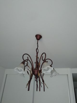 Juego lámparas dormitorio de segunda mano por 45 € en Parla en WALLAPOP